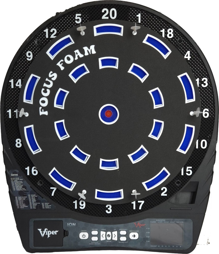 Focus Foam Soft Tip Doubles Triples Electronic Dartboard Training Pad (15.5")