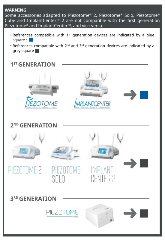 Dental Ultrasonic Extraction Tips Fit Acteon Satelec Piezotome 2 Cube Solo LED