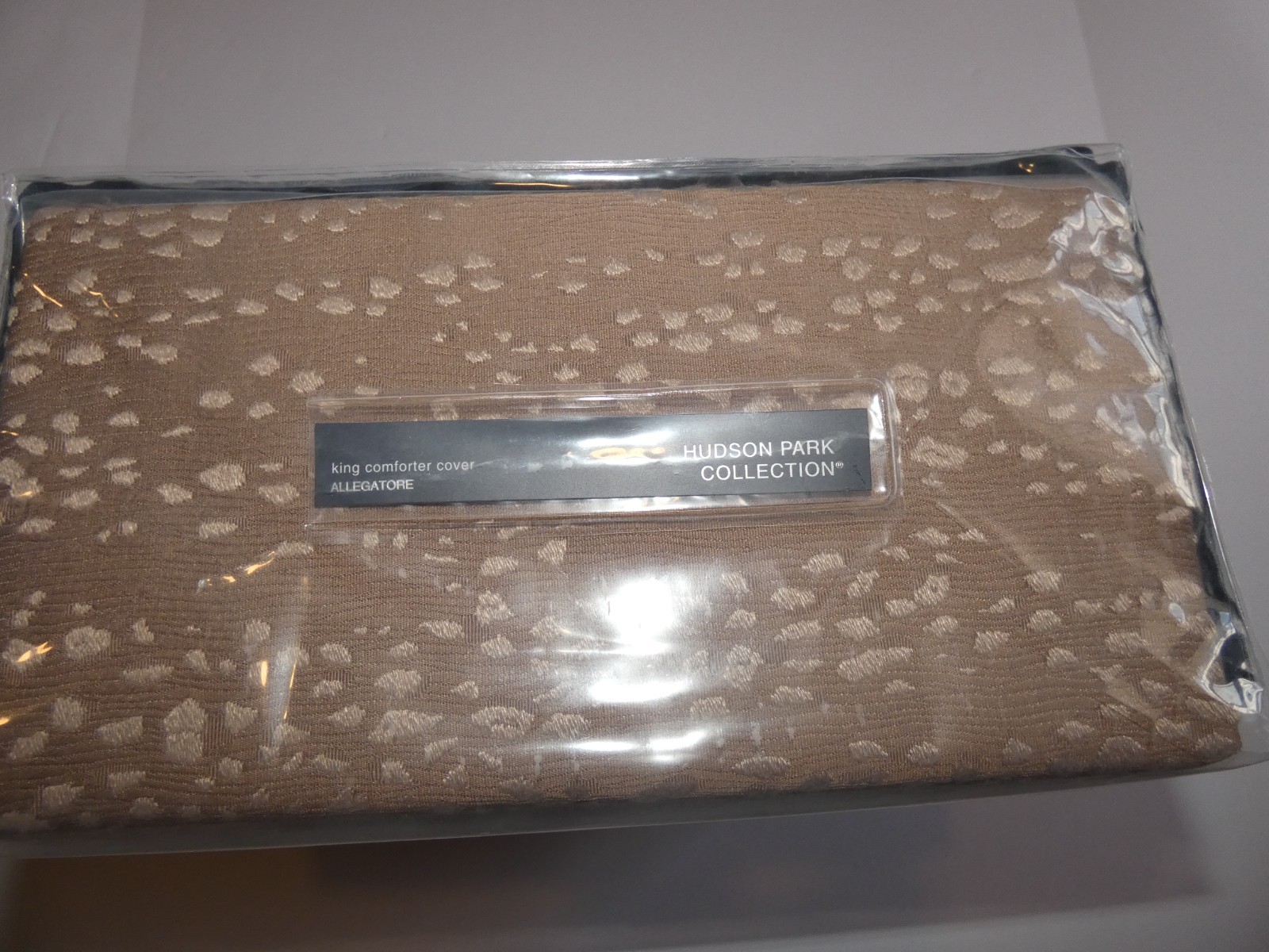 New Hudson Park Collection King Comforter Cover Allegatore Duvet