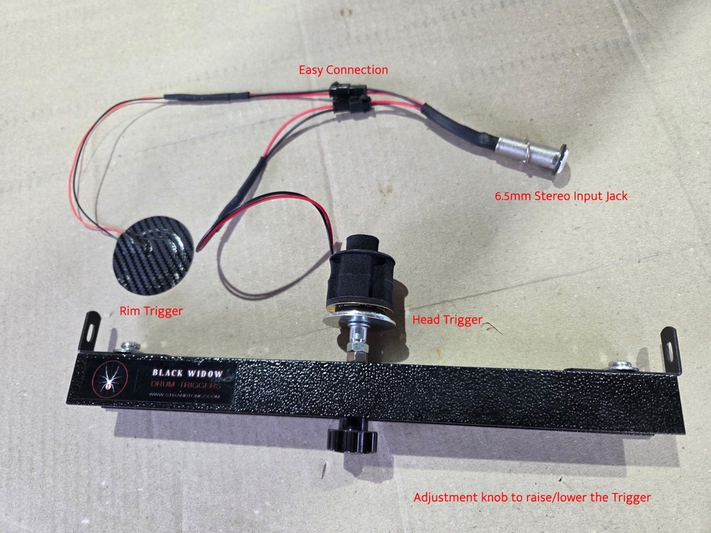 New Dual Zone Drum Trigger Bar 13"
