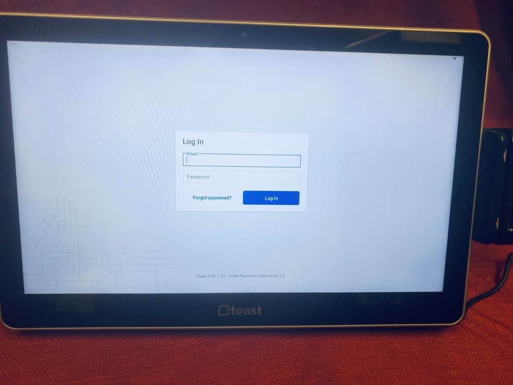 Toast Flex Touch Screen POS Data Processing System TT200 w/ Card Reader 0641