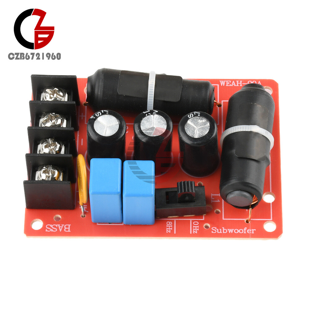200W High Power Speaker Frequency Divider Subwoofer 2 Way Audio Crossover DIY