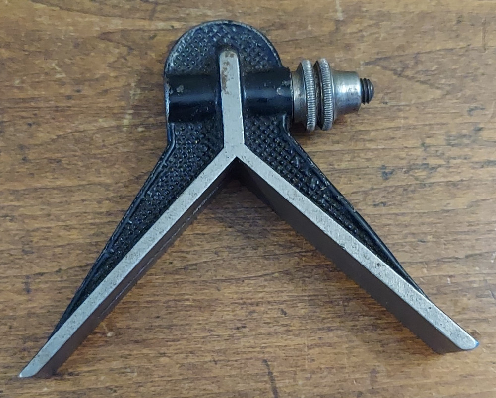 Vtg Starrett Combination Square w/ No. 490 Protractor + Center Head