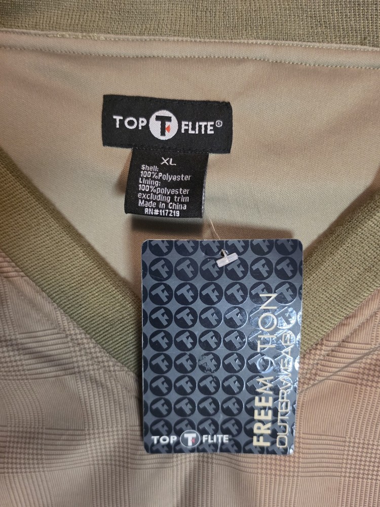 Top Flight FreeMotion pullover wind breaker jacket XL NEW