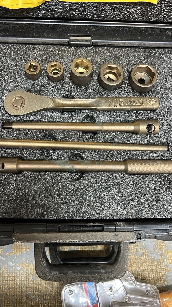 AMPCO **New* Socket Set with Case.  Brass