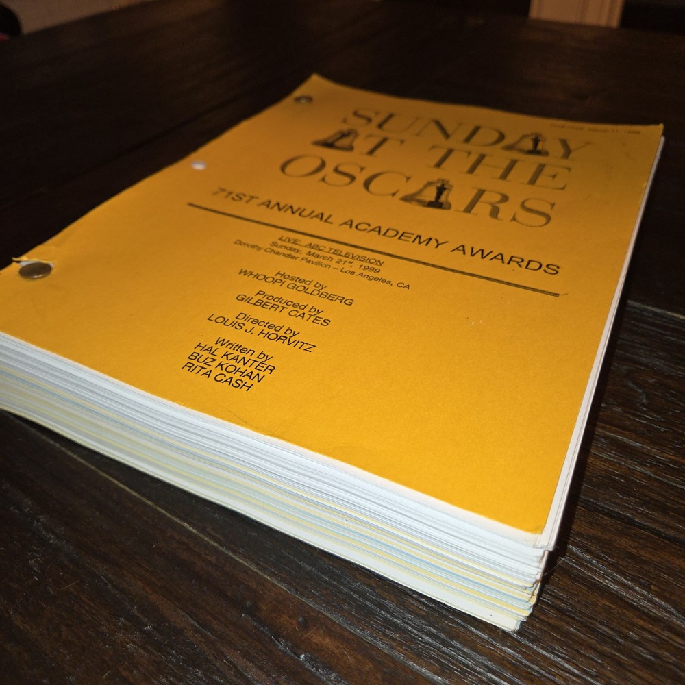 71ST ACADEMY AWARDS / 1999 TV Production Script