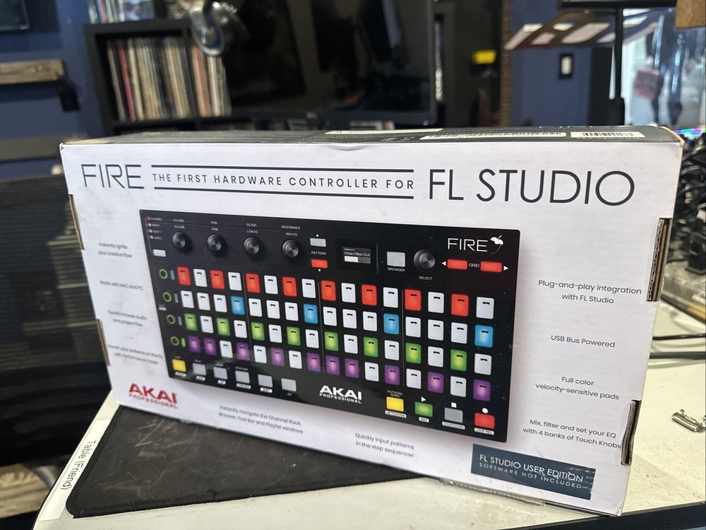 Fire (Controller Only) – USB MIDI Controller for FL Studio with 64 pad RGB Cl...