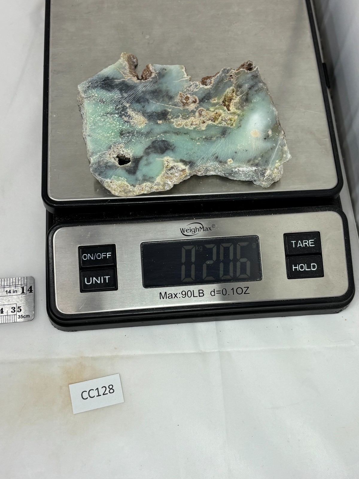 Indo Dendritic Chrysoprase Slab Cabbing Lapidary Collecting Combo Ship Avail