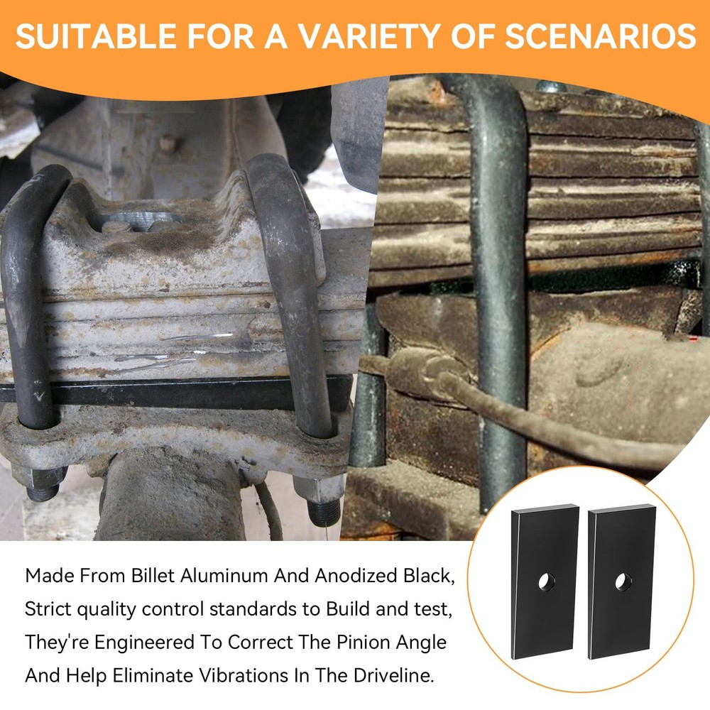 2.5 Degree Pinion Angle Shims, Wedges, Spring Correction...