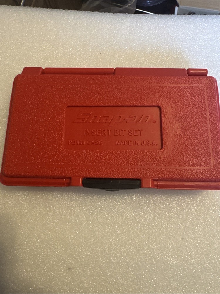Snap On Screwdriver Bit Plastic Storage Case NEW