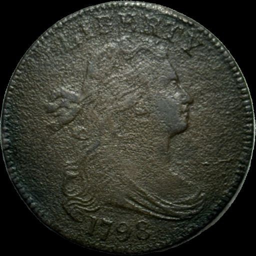 1798 Draped Bust Large Cent VF