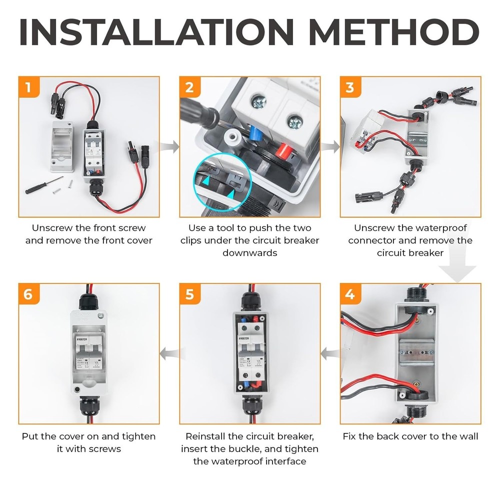 User-Friendly 60A Solar Disconnect Switch 1000V with Easy Installation Features