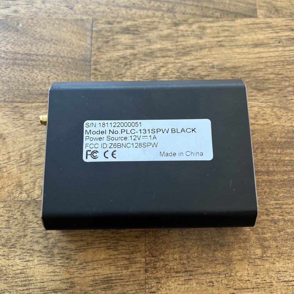 NETWORK CAMERA INTERFACE - RARE MODEL PLC-131SPW BLACK - MINT UNUSED
