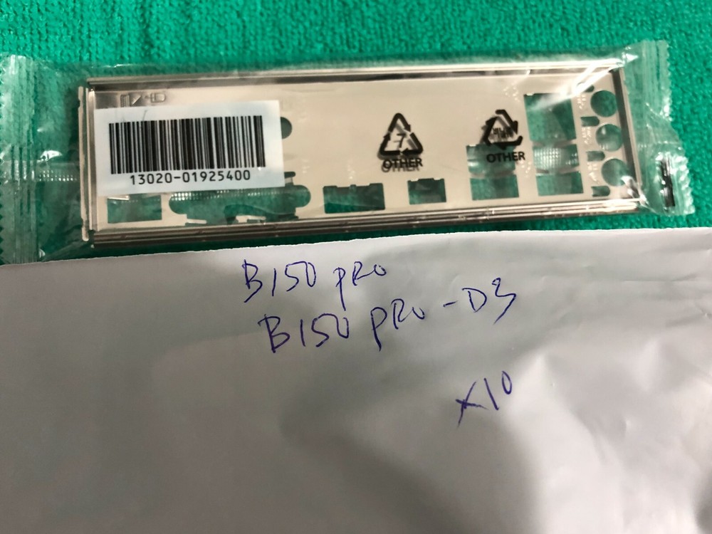 ASUS IO SHIELD FOR  B150 PRO , B150-PRO D3