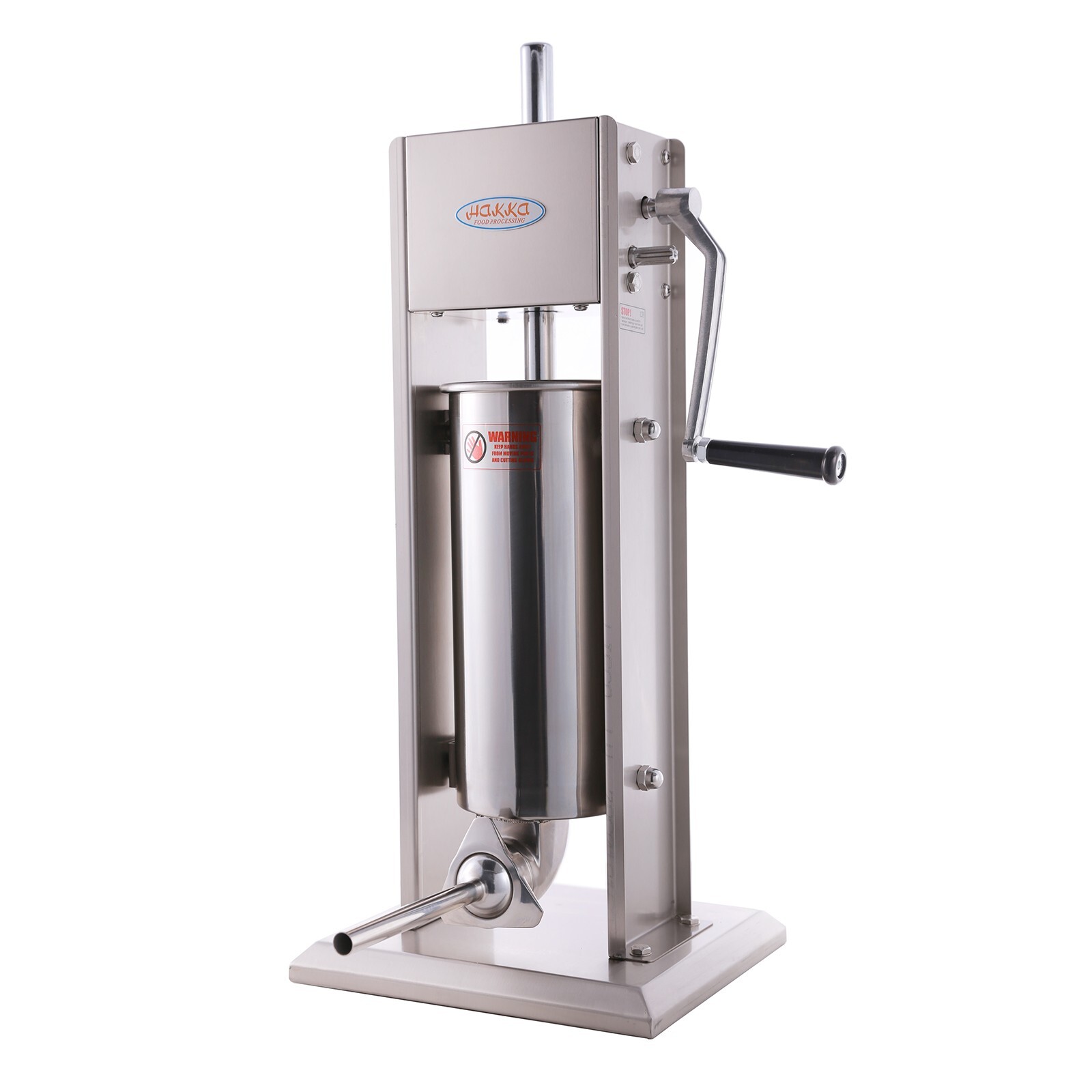 Hakka 11lb 5L Sausage Stuffer 2 Speed Vertical Stainless Steel Meat Filler Maker