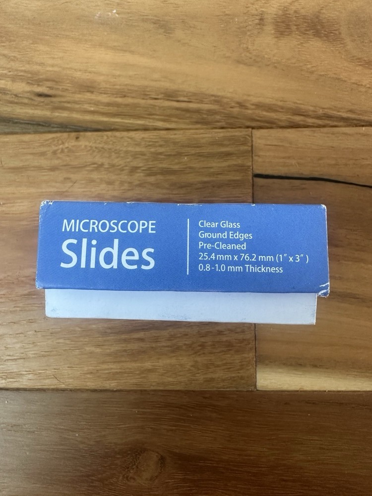 AmScope 50 Piece Microscope Slides BS-50P - 49 Count