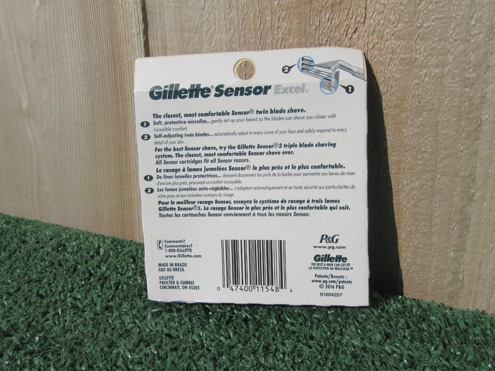 Brand New Gillette Sensor Excel 10 Pack Refill Razors
