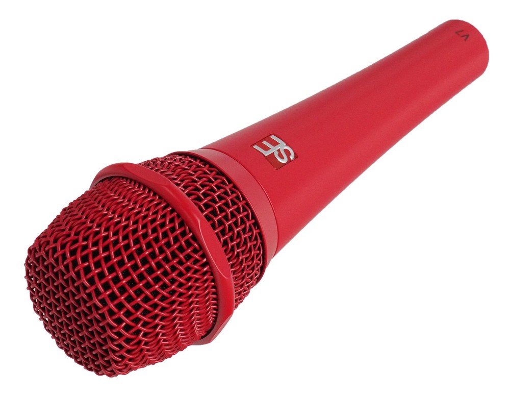 Se Electronics V7 Red Handheld Dynamic Microphone Vocal Mic+Cable+Backpack