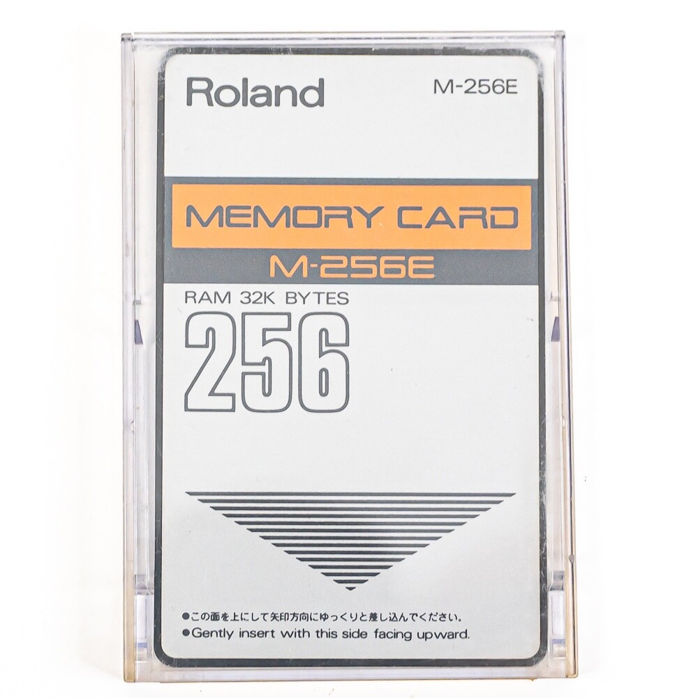 Roland M-256E Memory Card Ram 32k Bytes for Synths and Drum Machine