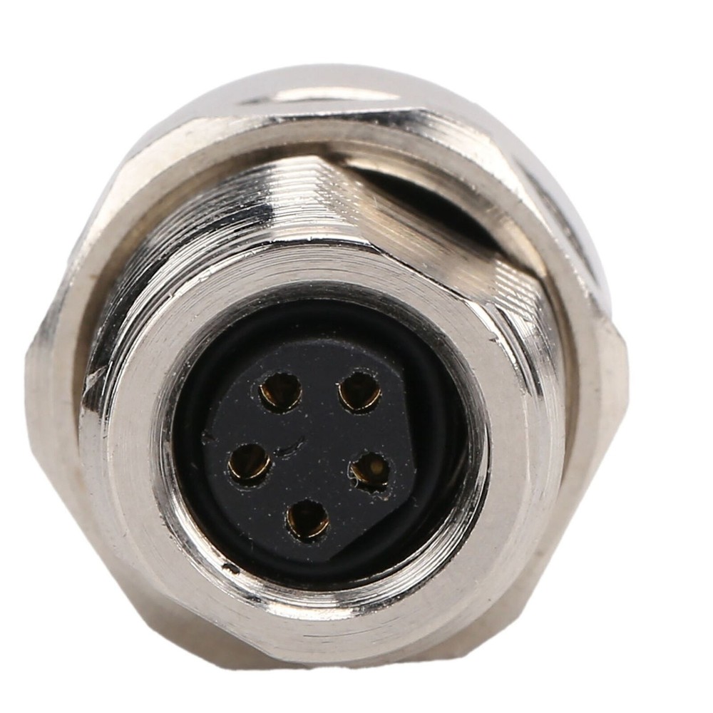 M8FS5 Panel Mounted Socket M8 IP67 Waterproof Connector 5pin Plug Adapter