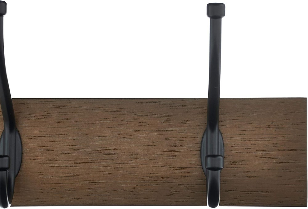 Rectangular Farmhouse Wall-Mounted Coat Rack Entryway & Bedroom Storage