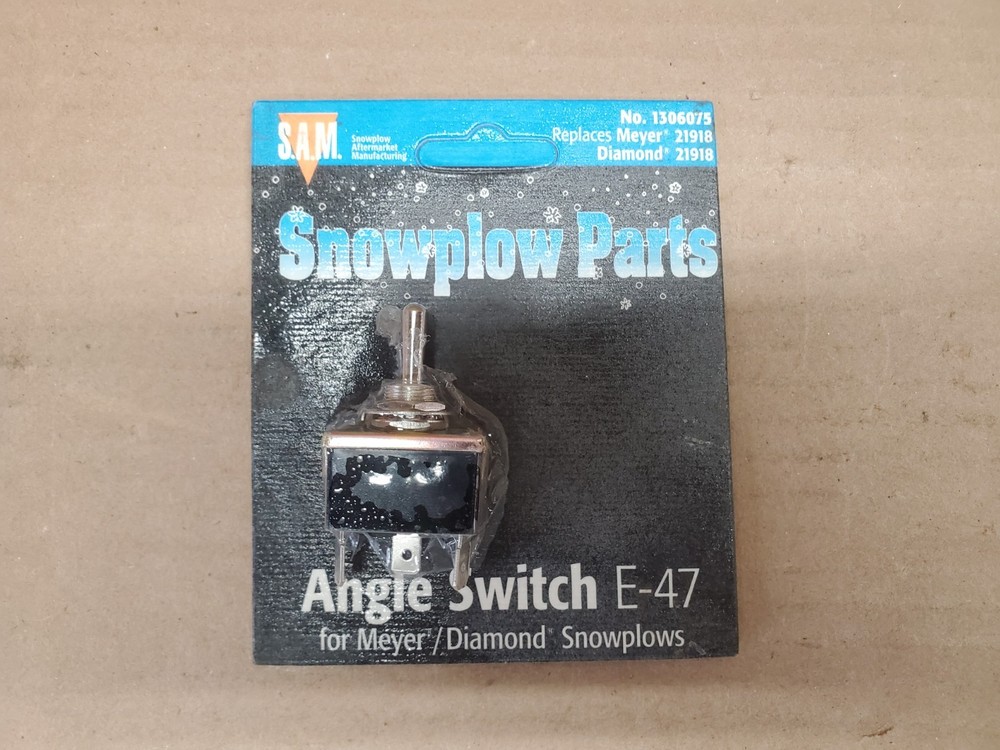 SAM 1306075 Power Angle Switch (E47) Snow Plow Pump Meyer 21918 Toggle Control
