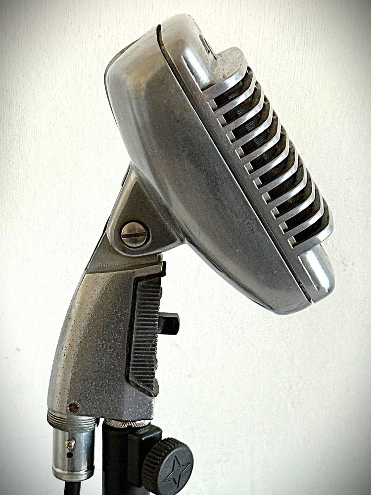 Vintage 1970's Shure 51S Sonodyne Dynamic Microphone, original element, working