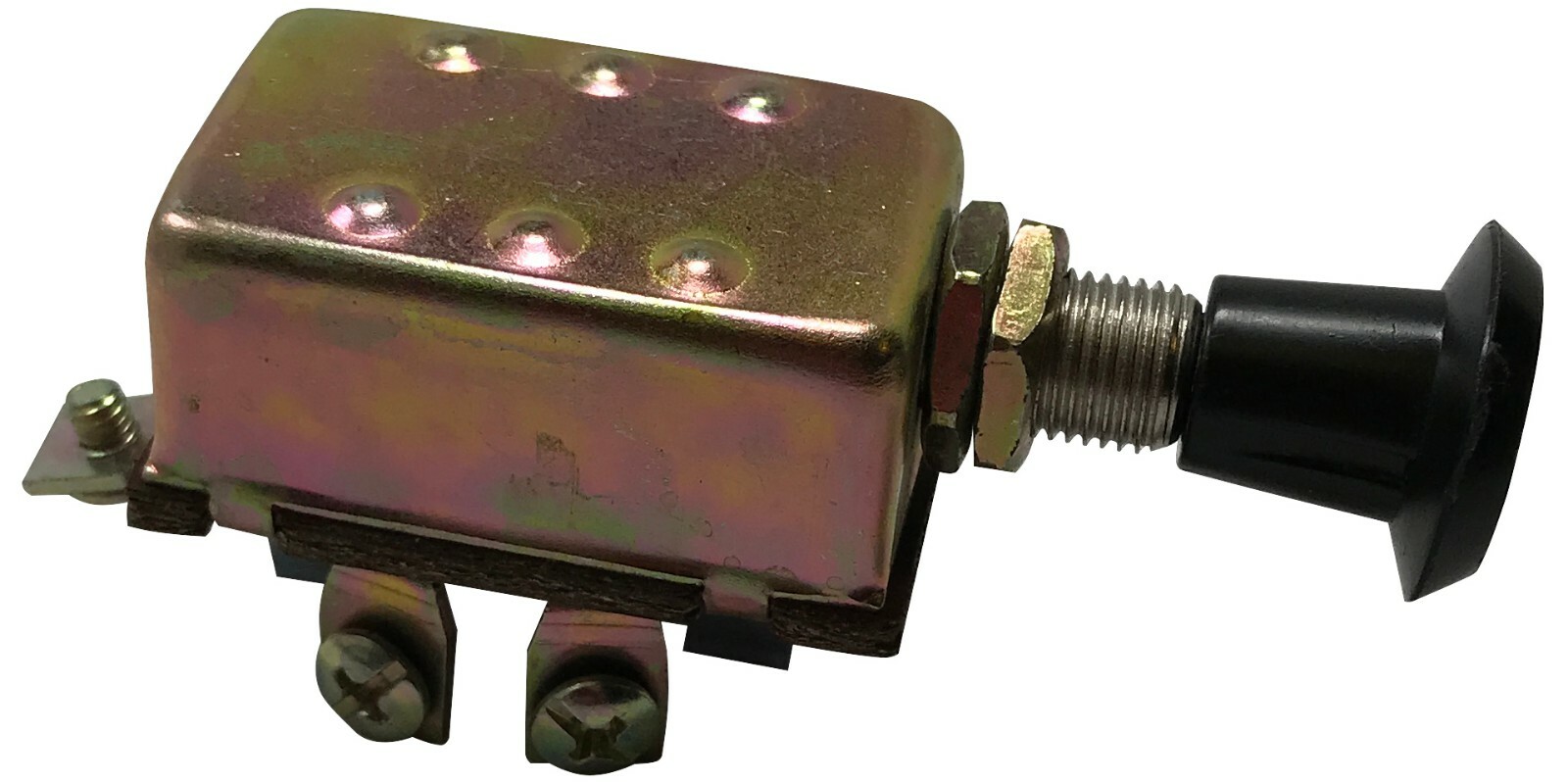 Universal Push Pull 3 Position Headlight Switch 12V - 5 Terminal & Glass Fused