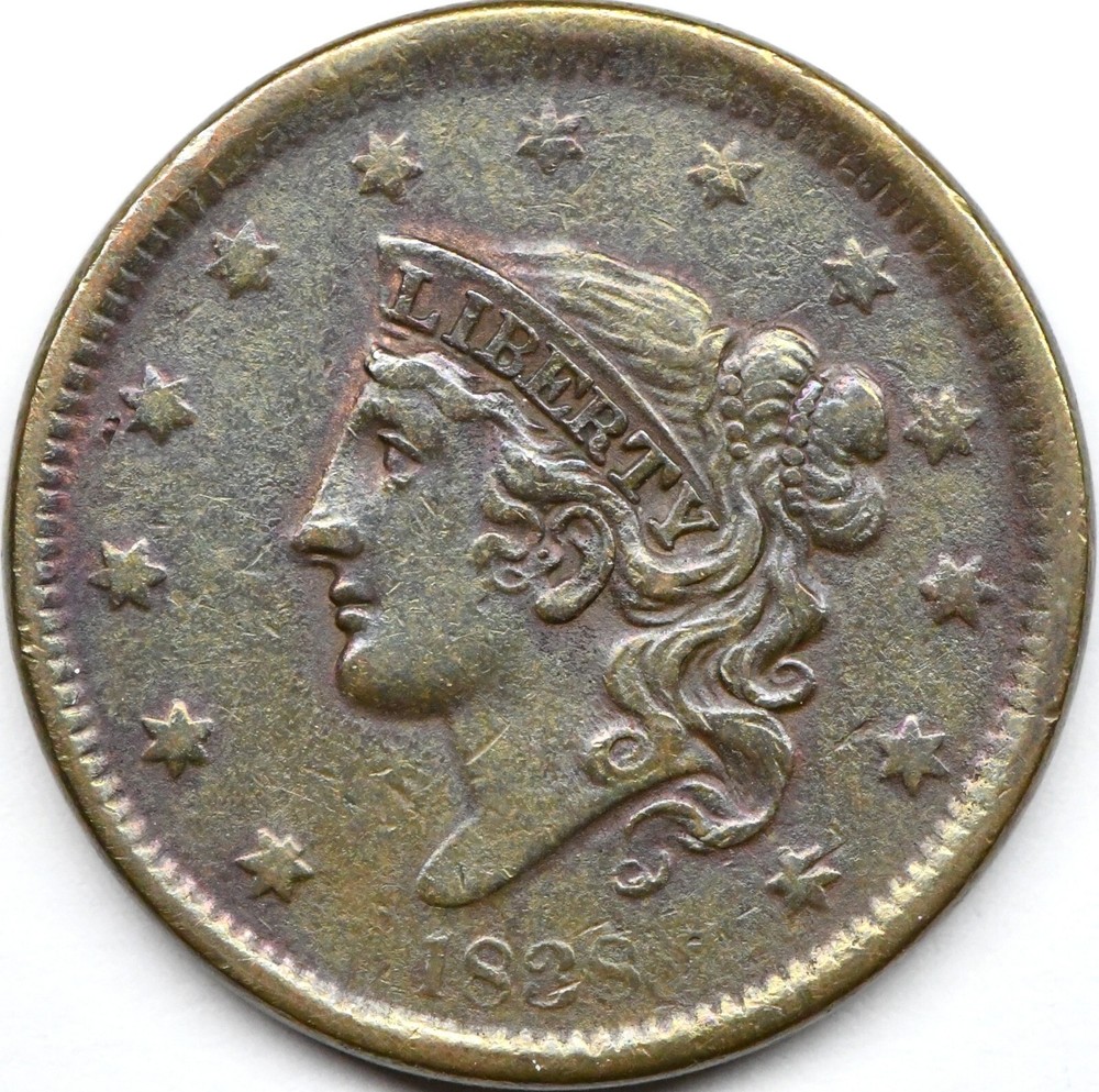 1838 large cent