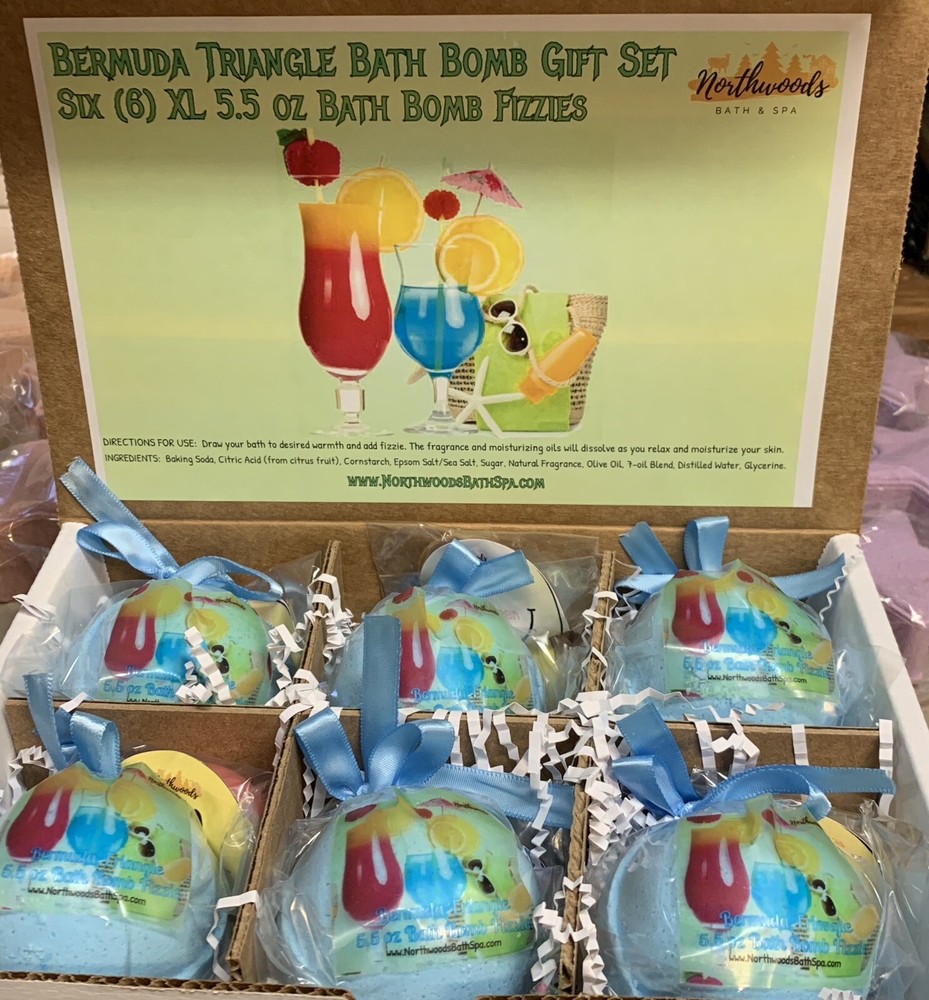 Bermuda Triangle 6-pack Bath Bomb Gift Set