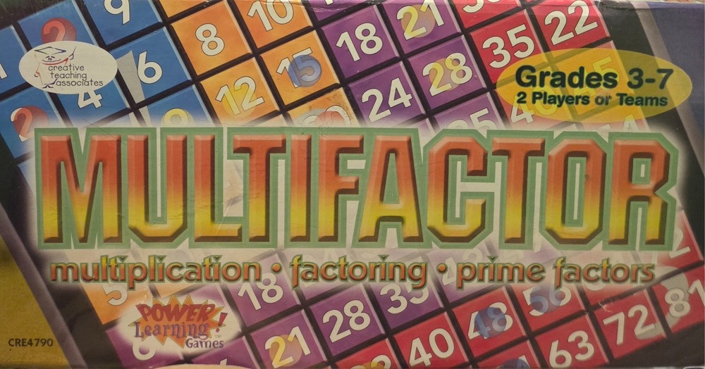 Learning Advantage Multifactor Multiply Factoring Prime Factors 3rd-7th (Sealed)