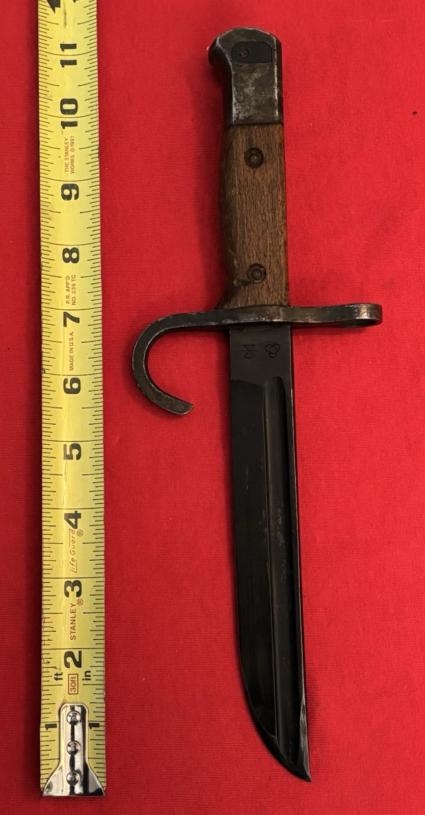 WW2 EARLY JAPANESE - HIRARI SEIKI BAYONET MADE TO A THEATER KNIFE - & NEW SHEATH