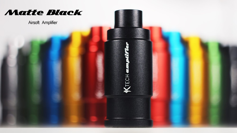 K Tech Airsoft Amplifier Matte Tan 14mm CCW