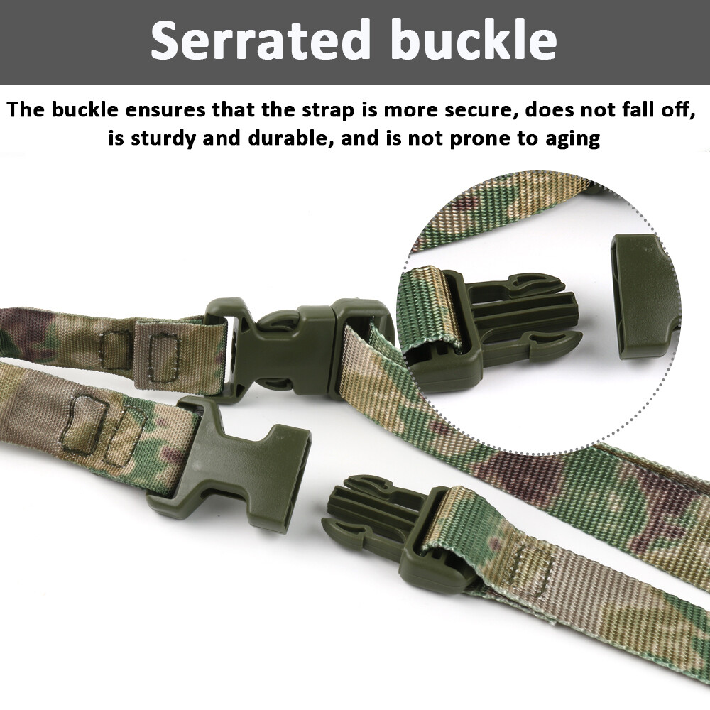 Single Point Gun Rifle Sling Bungee Strap w/ M-LOK Quick Release QD Sling Swivel