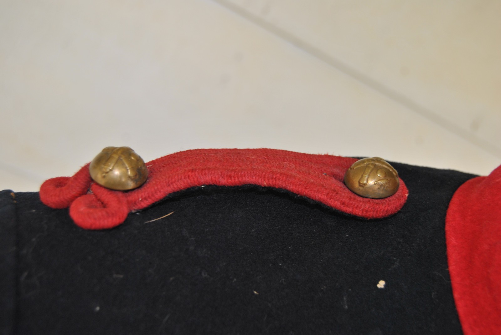 Model 1872 French Dolman 20th Artillery Regiment 20e régiment d'artillerie