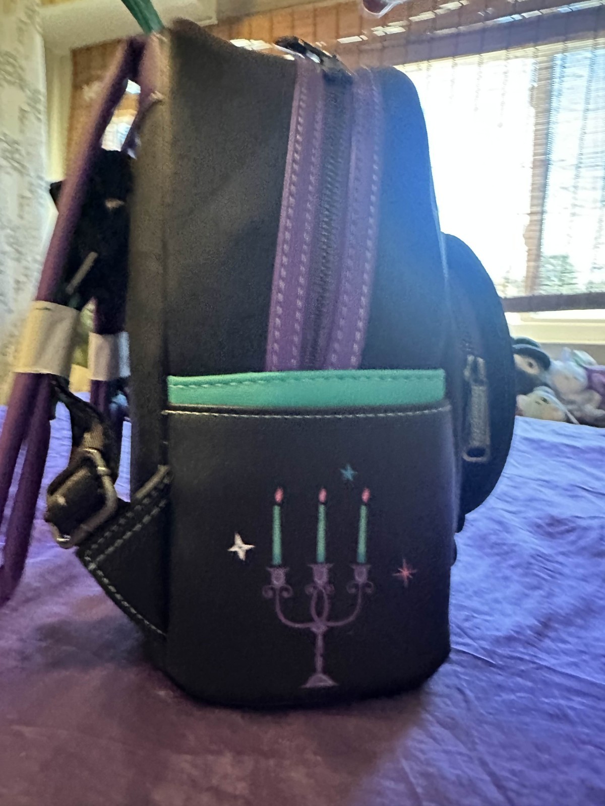 Disney Parks Haunted Mansion Madame Leota Loungefly Mini Backpack NEW