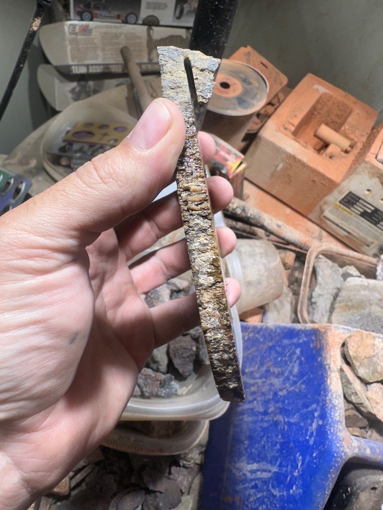 Dinosaur bone rough **hxtled slab.