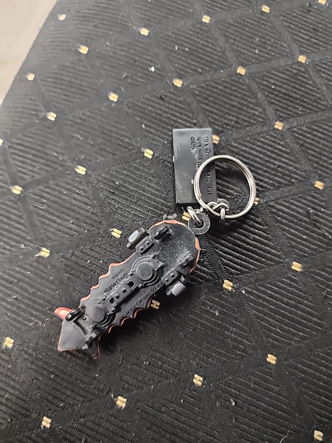 Rare Vintage Back to the Future 2 PitBull Mad Dog Key Chain New Hover Board 80s