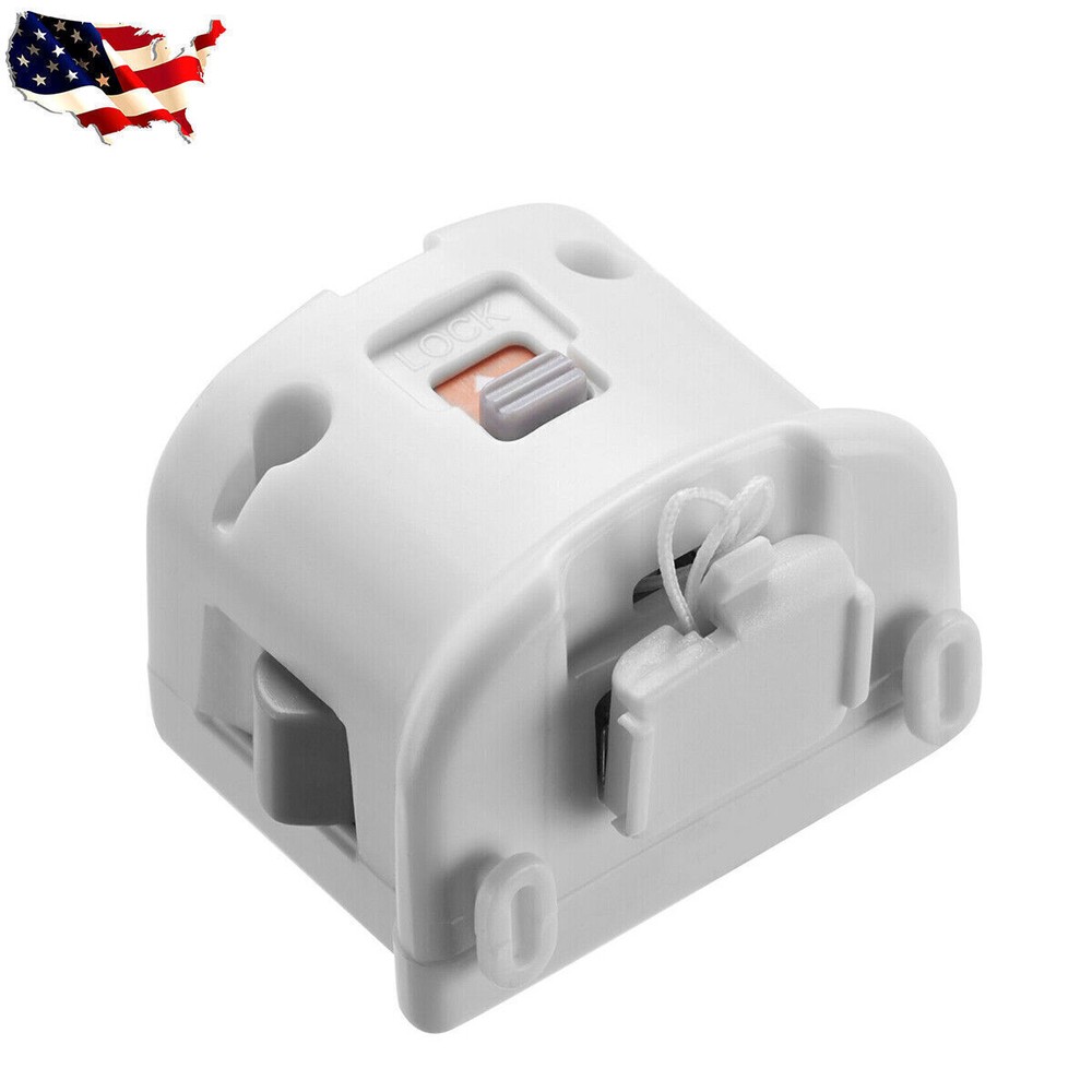 2 Motion Plus Adapter Sensor Silicone Sleeve for Nintendo Wii Remote Controller