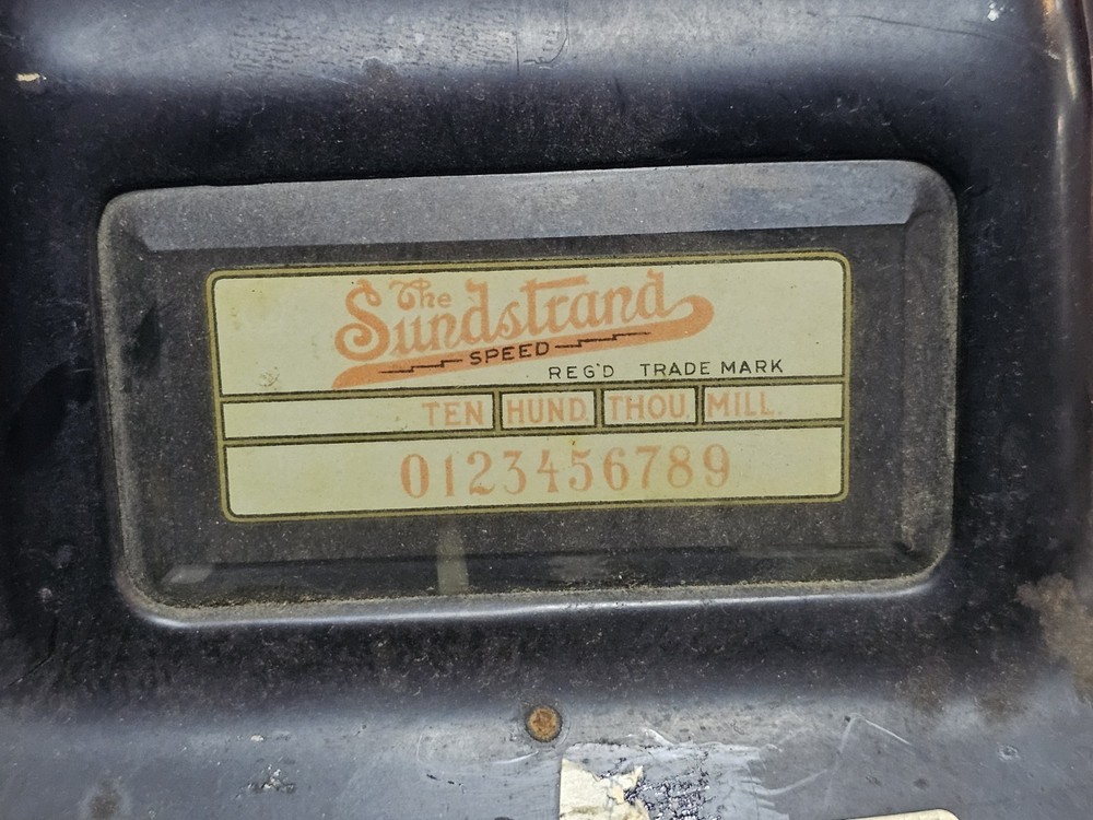 Vintage Sundstrand Adding Machine - Untested