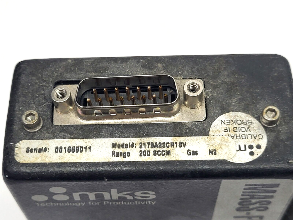 MKS Instruments 2179A22CR1BV Mass-Flo Controller Range 200 SCCM