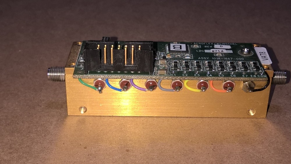 API Aeroflex Weinschel 3206T-1E Programmable Attenuator 0-3GHz 1-63dB range step