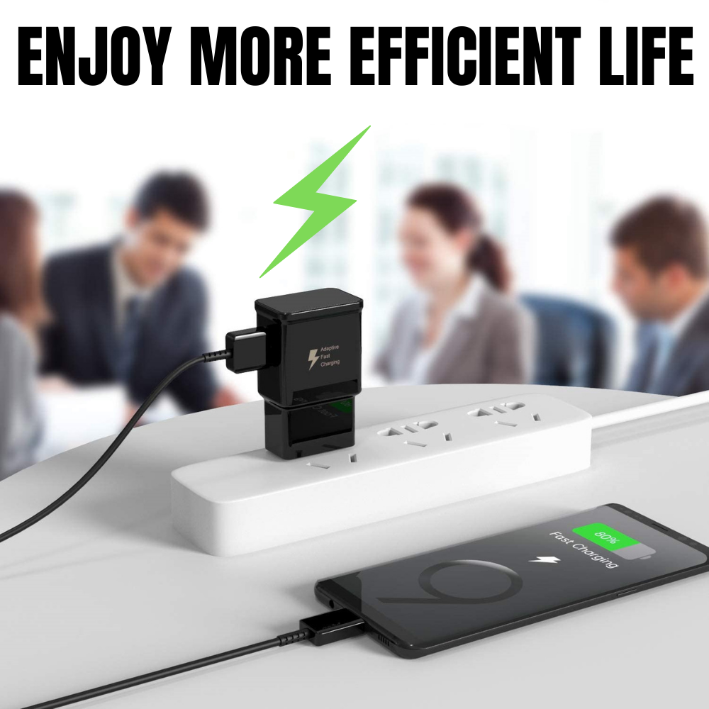 5 Pack Adaptive Rapid Fast Charging Wall USB Charger Adapter US Plug For Samsung