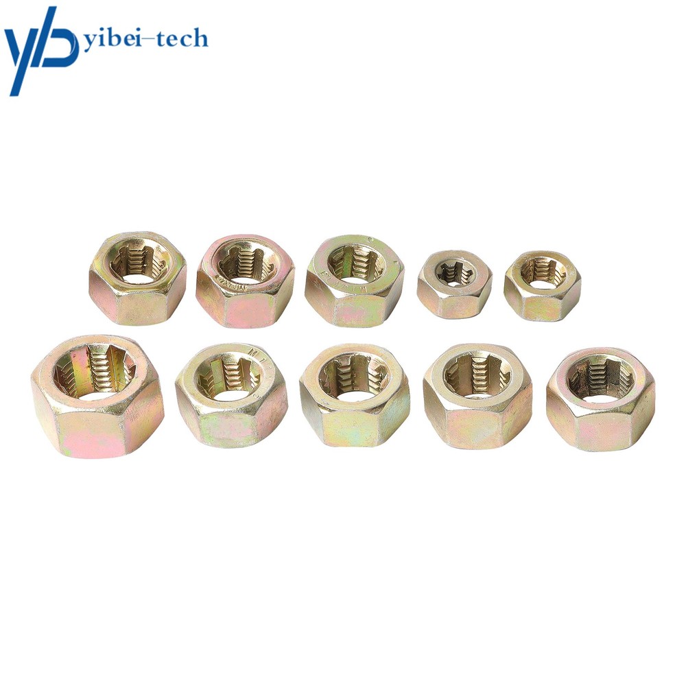 49Pcs Thread Chaser Set UNC UNF Metric Thread Restorer Tool Rethreading Kit