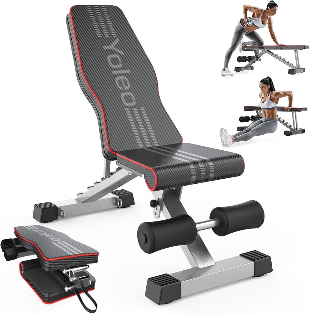 Versatile Adjustable Weight Bench for Full Body Workouts - 660lb Capacity