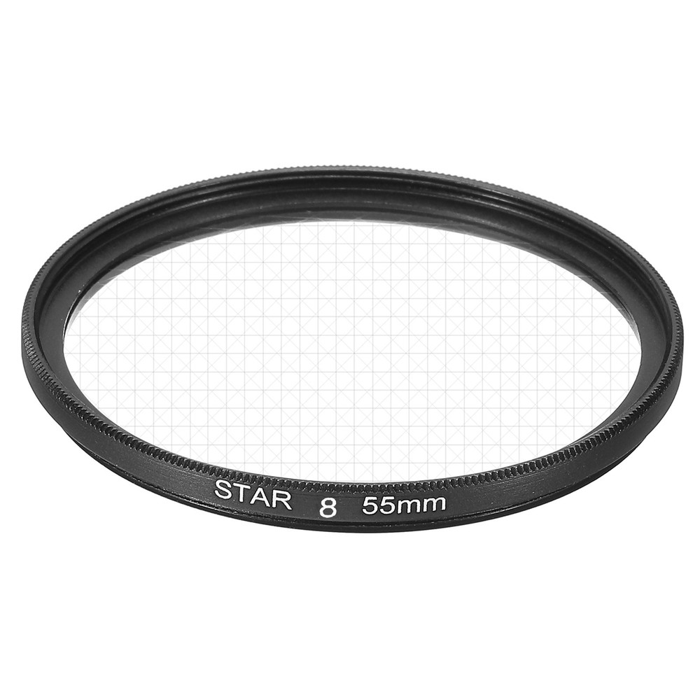 55mm Star Lens Filter Starburst Lens Filter 8 Points