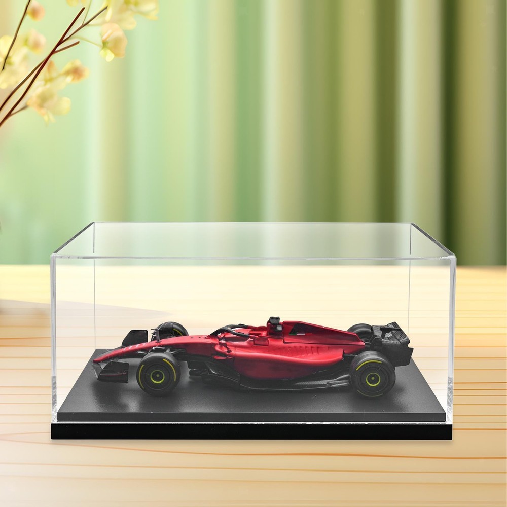 Acrylic Display Case Model Figure Display Case Storage Box with Base