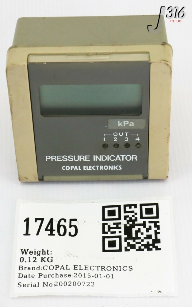 17465 COPAL ELECTRONICS PRESSURE INDICATOR PZ-200