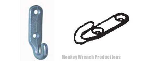 Hooked Lash Line Cleat