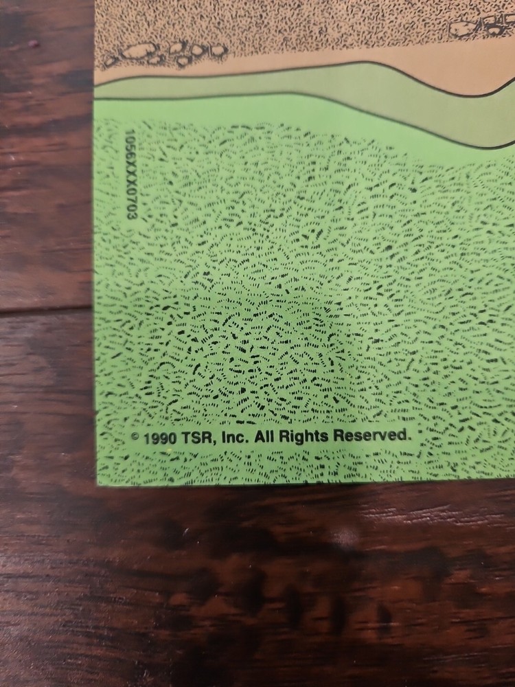 Advanced Dungeons & Dragons Castles Forgotten Realms Darkhold Map